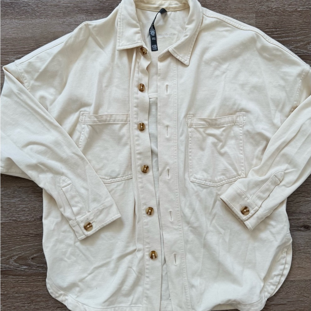 Vuori Off-White Button-Up Shirt